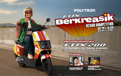 Berkreasik Design Competition: Polytron Tantang Gen Z Bikin Desain FOX 200 Paling Kalcer!